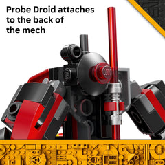 LEGO Star Wars Darth Maul Mech poseable form for imaginative battles.