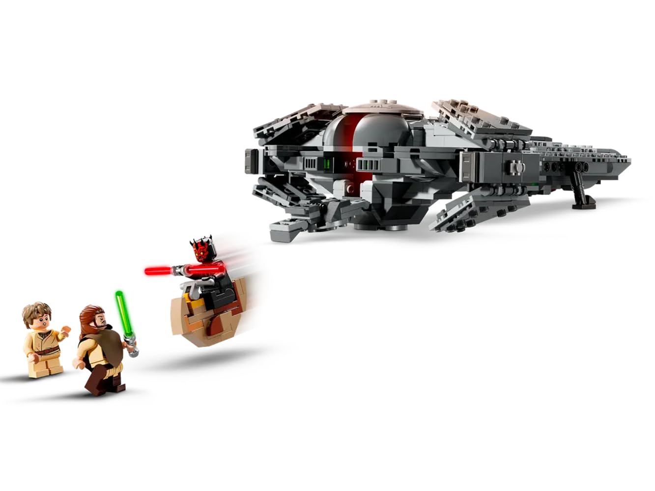 LEGO Star Wars Darth Maul's Sith Infiltrator cockpit detail supports imaginative space battles