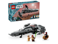 LEGO Star Wars Darth Maul's Sith Infiltrator front view highlights iconic ship details for display