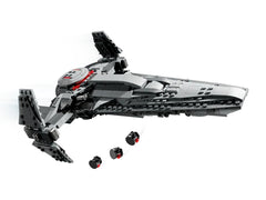 LEGO Star Wars Darth Maul's Sith Infiltrator rear view reveals landing gear and structural details