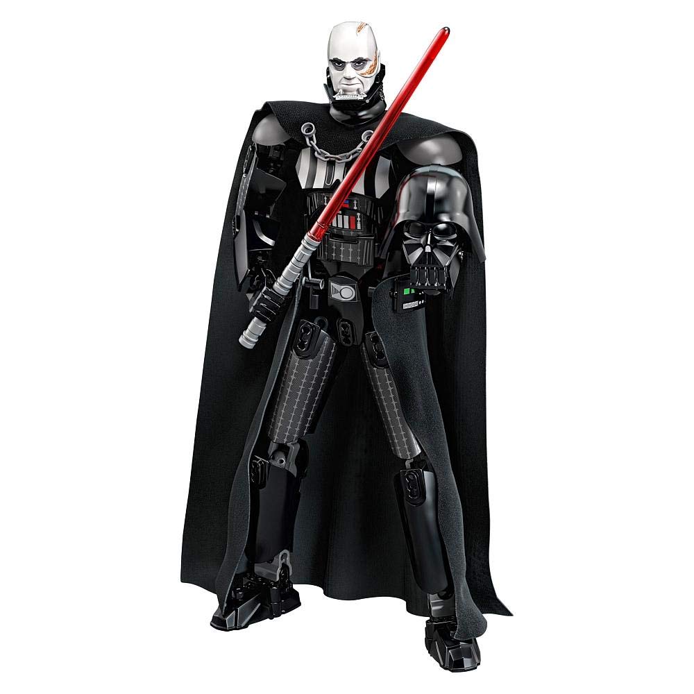 LEGO Star Wars Darth Vader 75534 detachable lightsaber for customizable display.