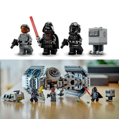 lego star wars darth vader figure with lightsaber for iconic scenes