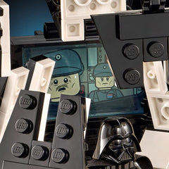 LEGO Darth Vader and General Veers minifigures included for immersive scene-building.