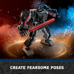 LEGO Star Wars Darth Vader Mech 75368 minifigure in cockpit for immersive scenes