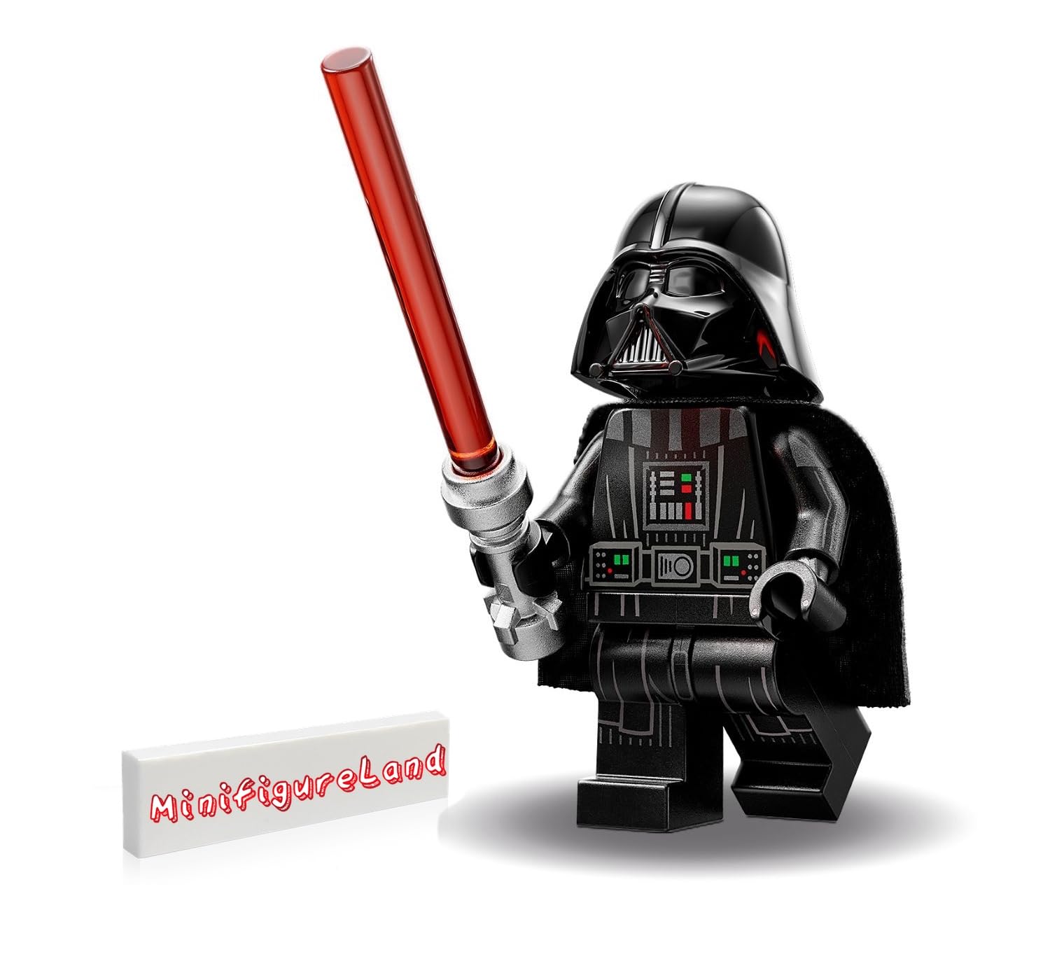 LEGO Star Wars Darth Vader figure with printed arms and cape for authentic play.