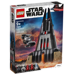 LEGO Star Wars Darth Vader's Castle lava flow detail on Mustafar diorama for dynamic scenes.
