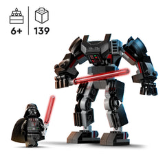 LEGO Star Wars Darth Vader's Mecca articulated limbs enable dynamic posing.