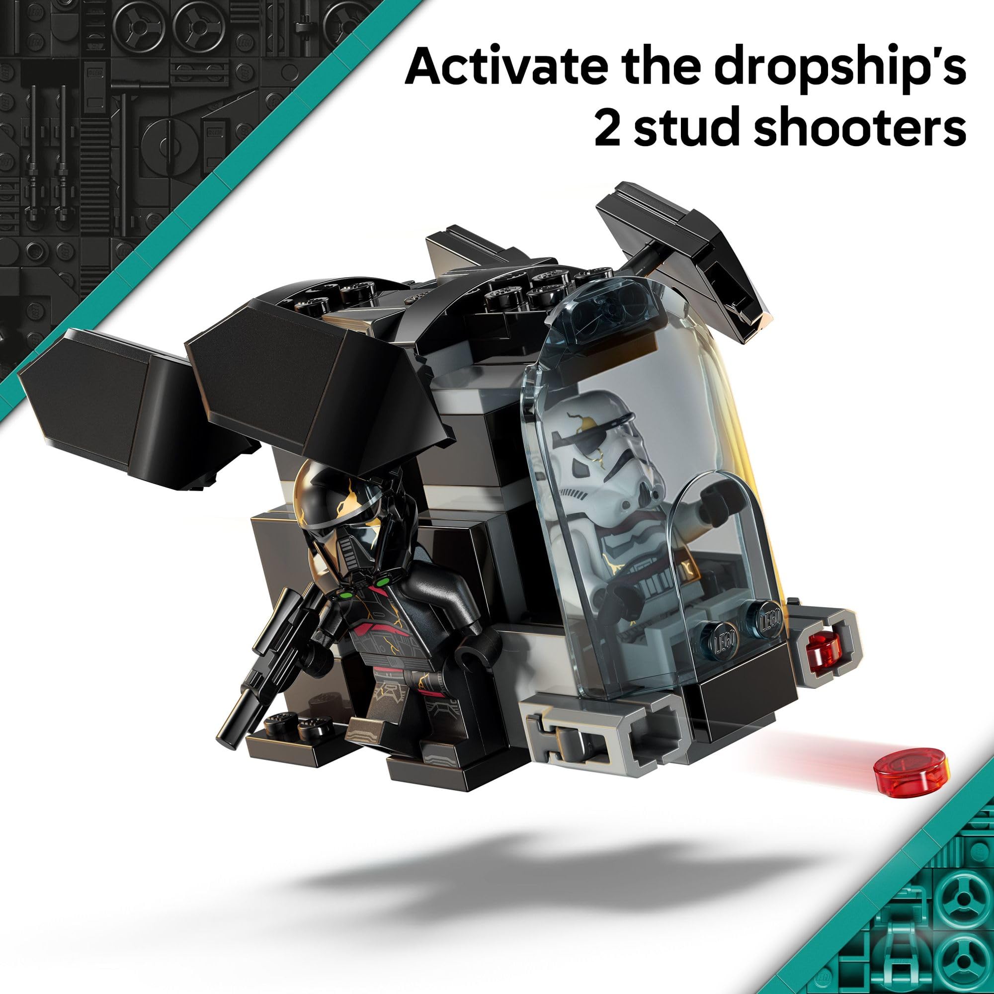 LEGO Star Wars Battle Pack stud shooters add dynamic battle scenes