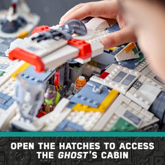 LEGO Star Wars Ghost detachable turret for customizable defense