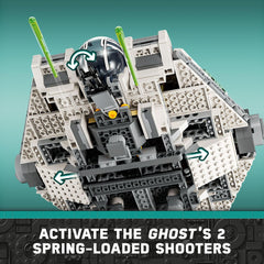 LEGO Star Wars Ghost with spring-loaded shooters for dynamic play