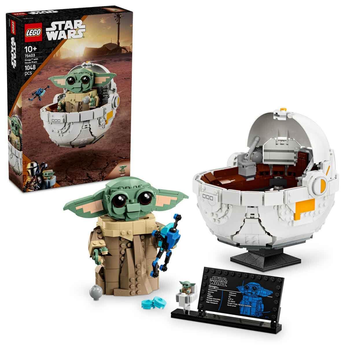 LEGO Star Wars Glow Goo on Hoverplum assembly ready for display and play