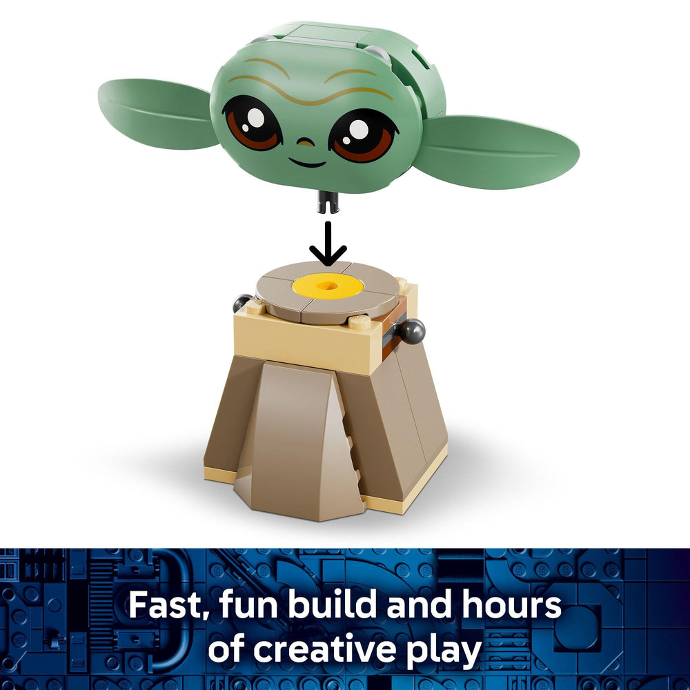 LEGO Star Wars Grogu's Homestead fireplace-cooking-pot creates cozy campfire scenes.