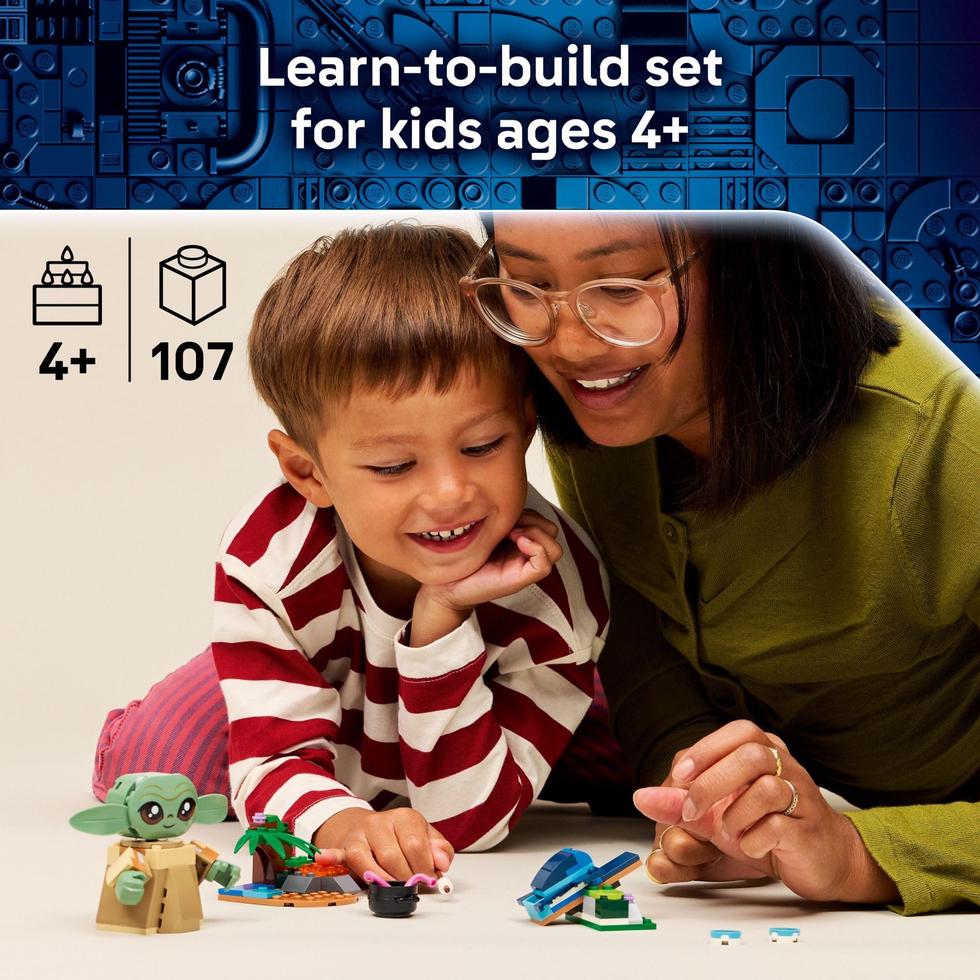 LEGO Star Wars Grogu's Homestead frog-catapult adds action and storytelling moments.