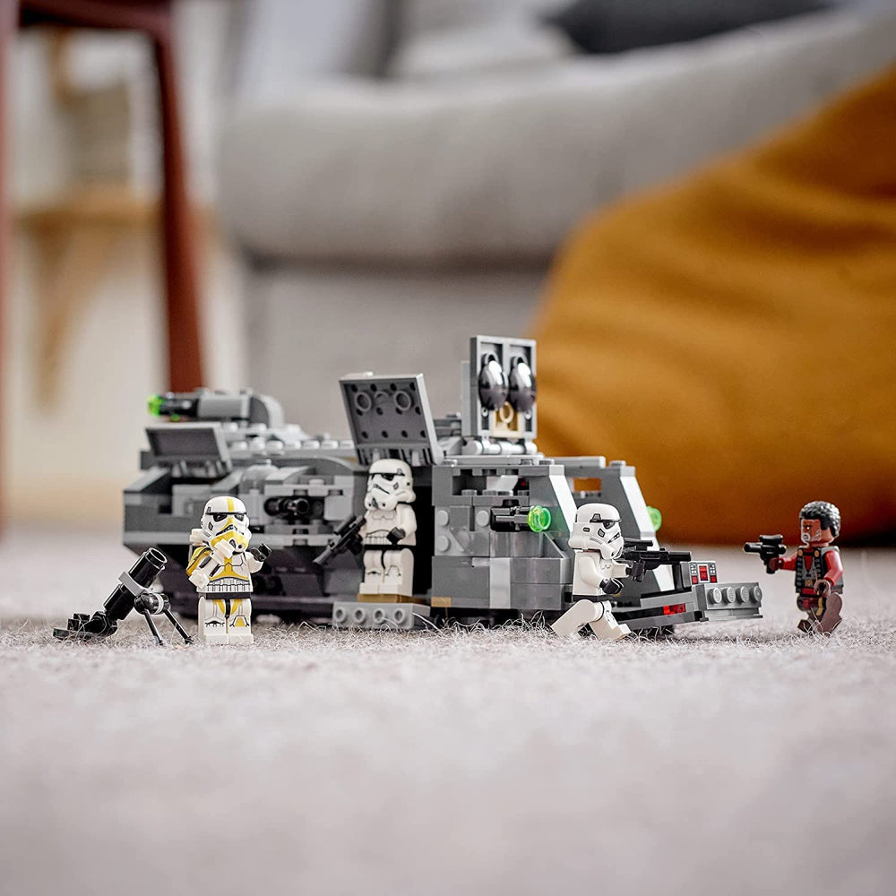 LEGO Star Wars Imperial Armored Marauder includes Greef Karga and Stormtroopers for imaginative play.