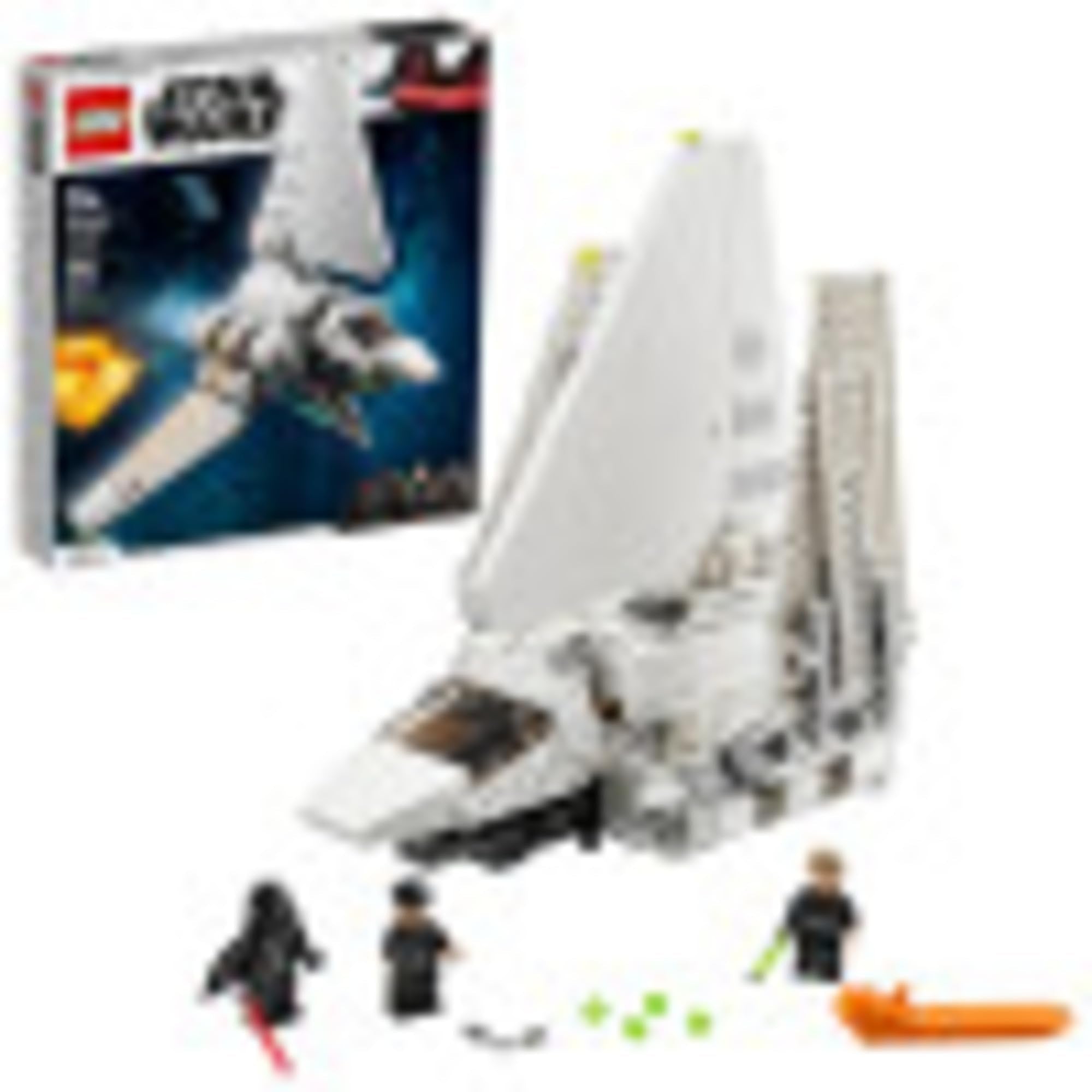 LEGO Star Wars Imperial Shuttle 75302 front angle for display and imaginative play.