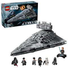LEGO Star Wars Imperial Star Destroyer front view for display and imaginative play