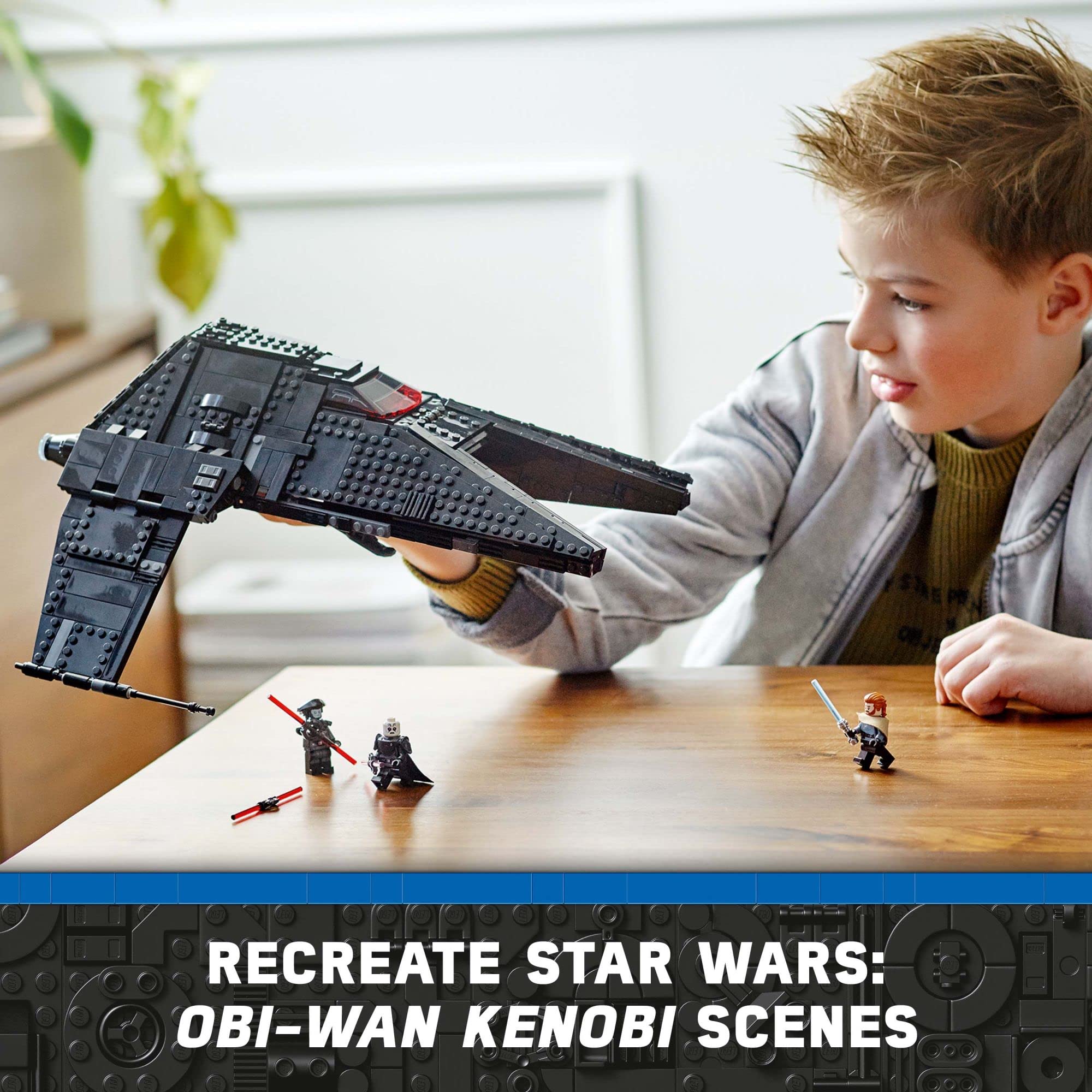LEGO Star Wars Inquisitor Transport Scythe front ramp lowers for entry.