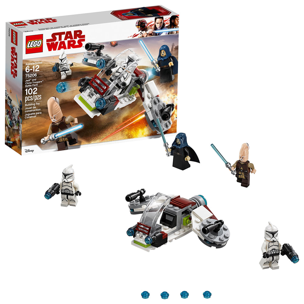 LEGO Star Wars battle pack speeder with stud shooters for action play