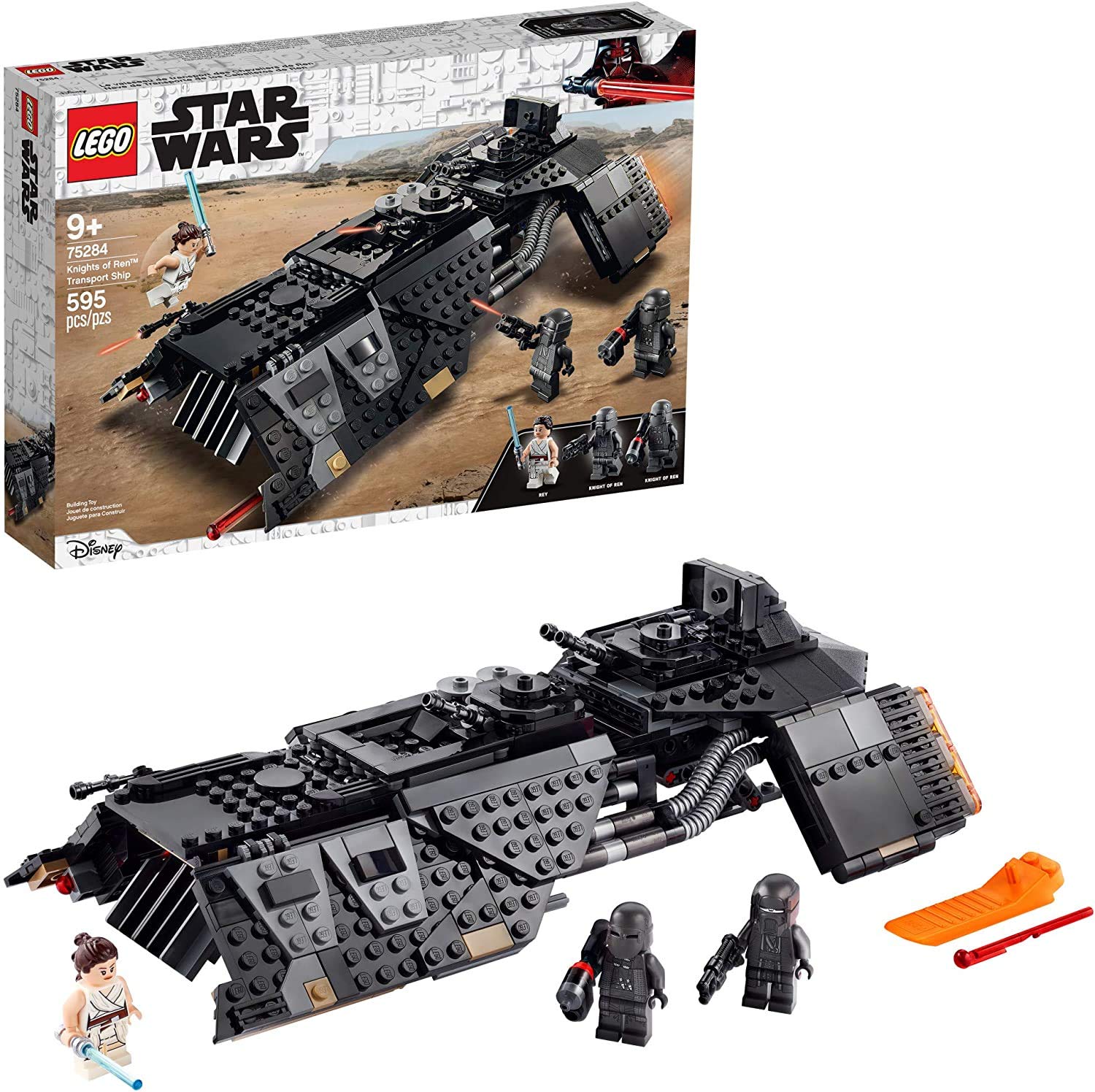 LEGO Star Wars Knights Ren minifigs with helmets for high energy battles.
