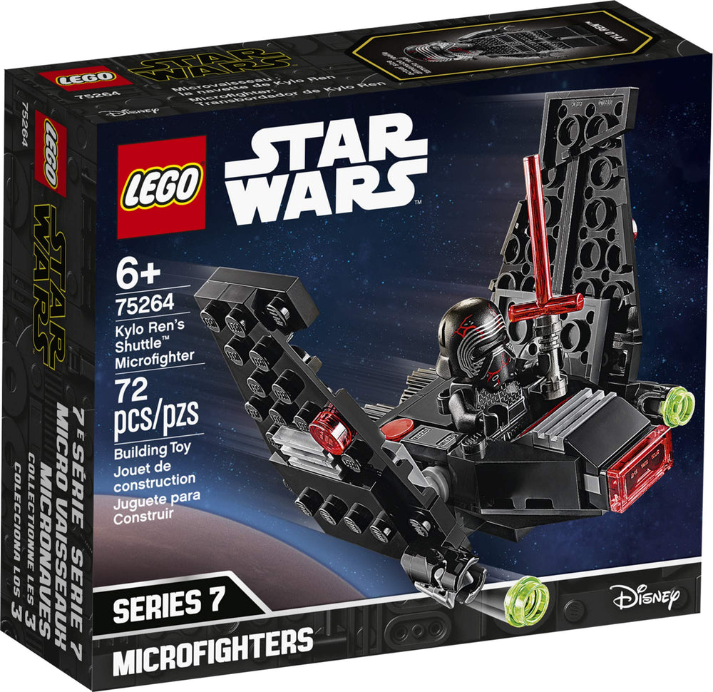 Compact size of Kylo Ren Shuttle fits backpacks for travel play.