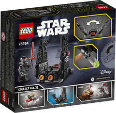 Kylo Ren Shuttle shown with Instructions PLUS guide via LEGO Life App.