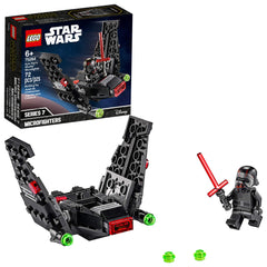 LEGO Star Wars Kylo Ren Shuttle Microfighter assembly view with quick-build play.