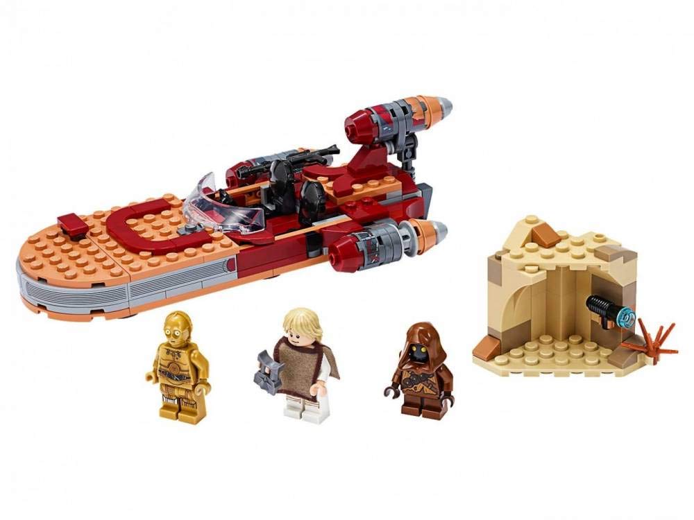 Cave hideout with Jawa minifigure for action scenes during builds