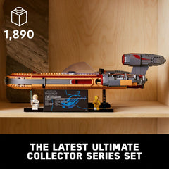 LEGO Star Wars Luke Skywalker Landspeeder cockpit windscreen adds authentic detail