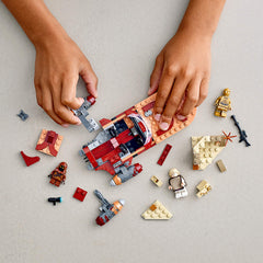 Compact Landspeeder dimensions suitable for desk display