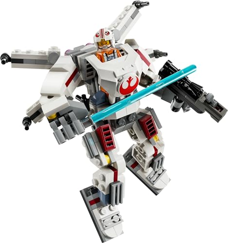 Luke Skywalker minifigure with lightsaber ready for LEGO battles