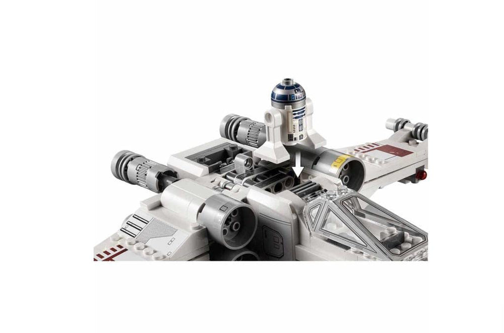 LEGO Star Wars Luke Skywalker X-Wing illustrated building instructions