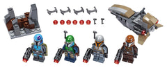 LEGO Star Wars Mandalorian minifigures ready for buildable battles
