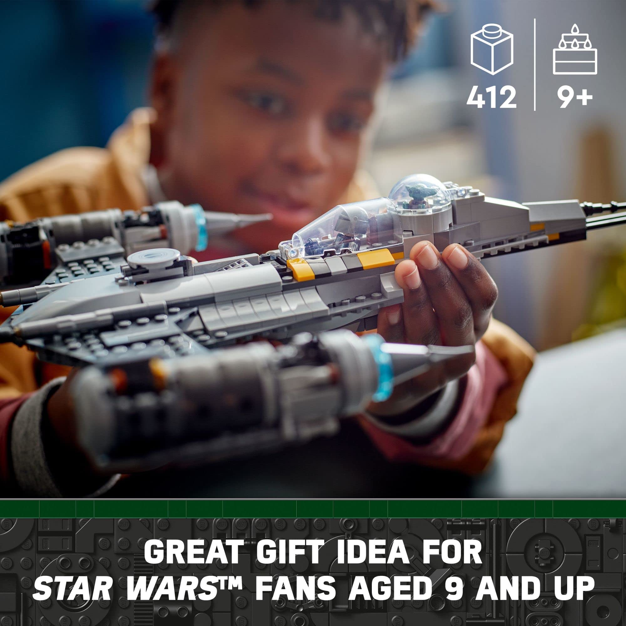 LEGO Star Wars Mandalorian N-1 Starfighter building instructions app makes building easier