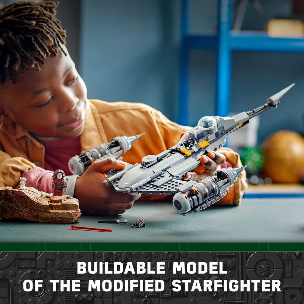 LEGO Star Wars Mandalorian N-1 Starfighter Grogu passenger space ideal for storytelling