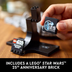 LEGO Star Wars Millennium Falcon 25th Anniversary brick adds collectible flair.