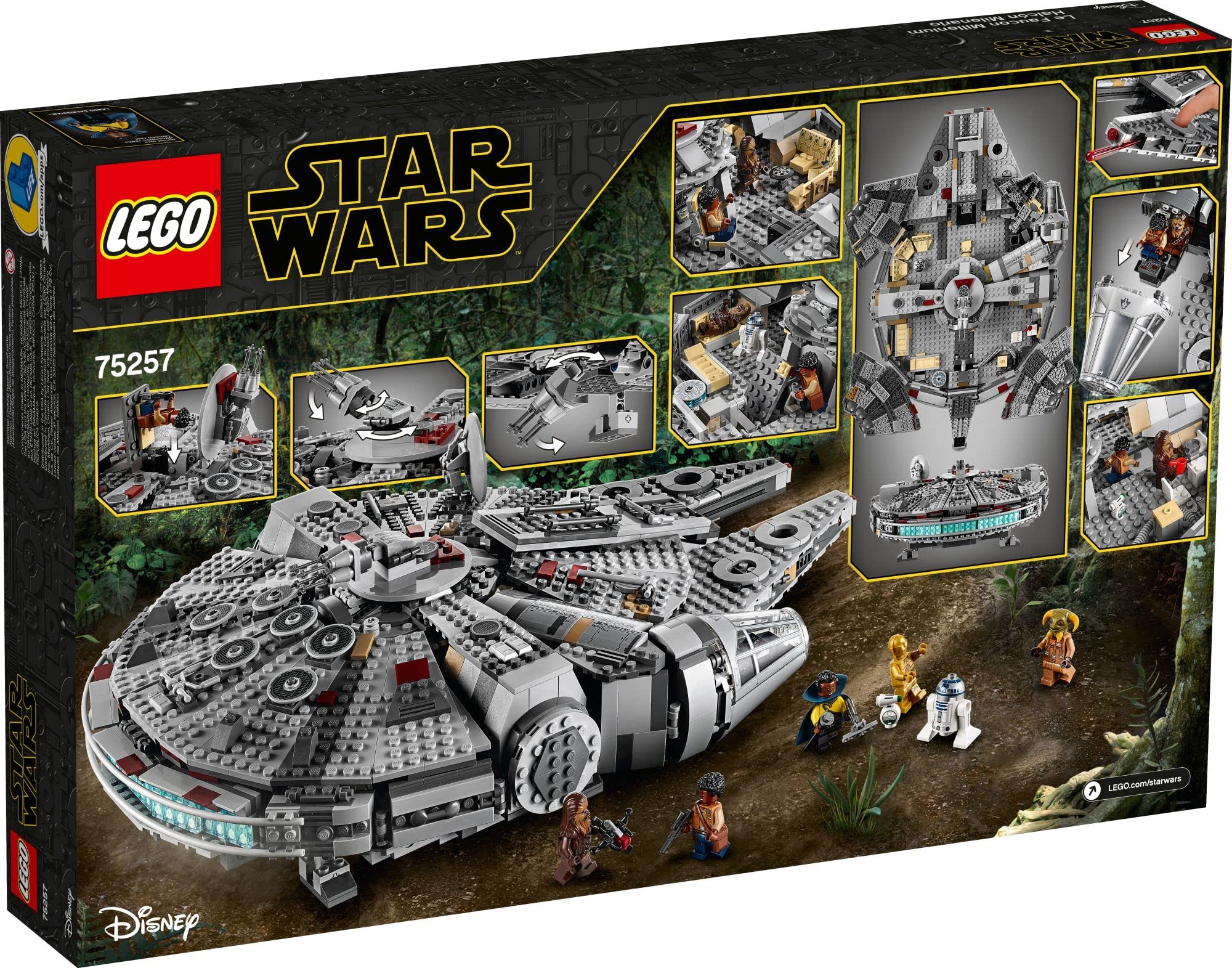 LEGO Star Wars Millennium Falcon 75257 minifigures included for Star Wars storytelling