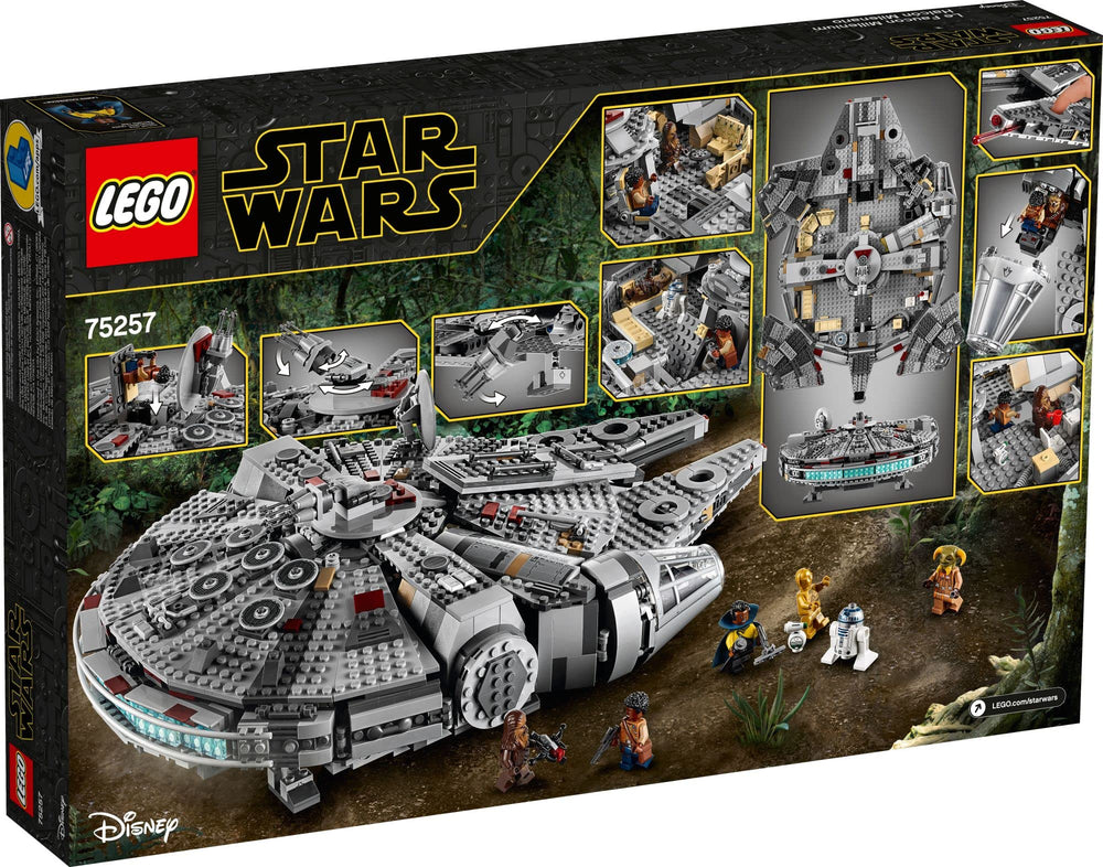 LEGO Star Wars Millennium Falcon 75257 minifigures included for Star Wars storytelling