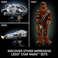 LEGO Star Wars Millennium Falcon dimensions help you place it precisely.