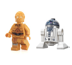 LEGO Star Wars C-3PO minifigure close-up, ideal for imaginative play and display.