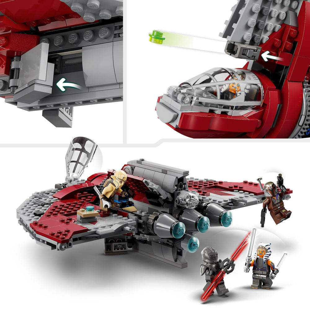 LEGO Star Wars minifigures Ahsoka Sabine Huyang Marrok bring iconic characters to life.