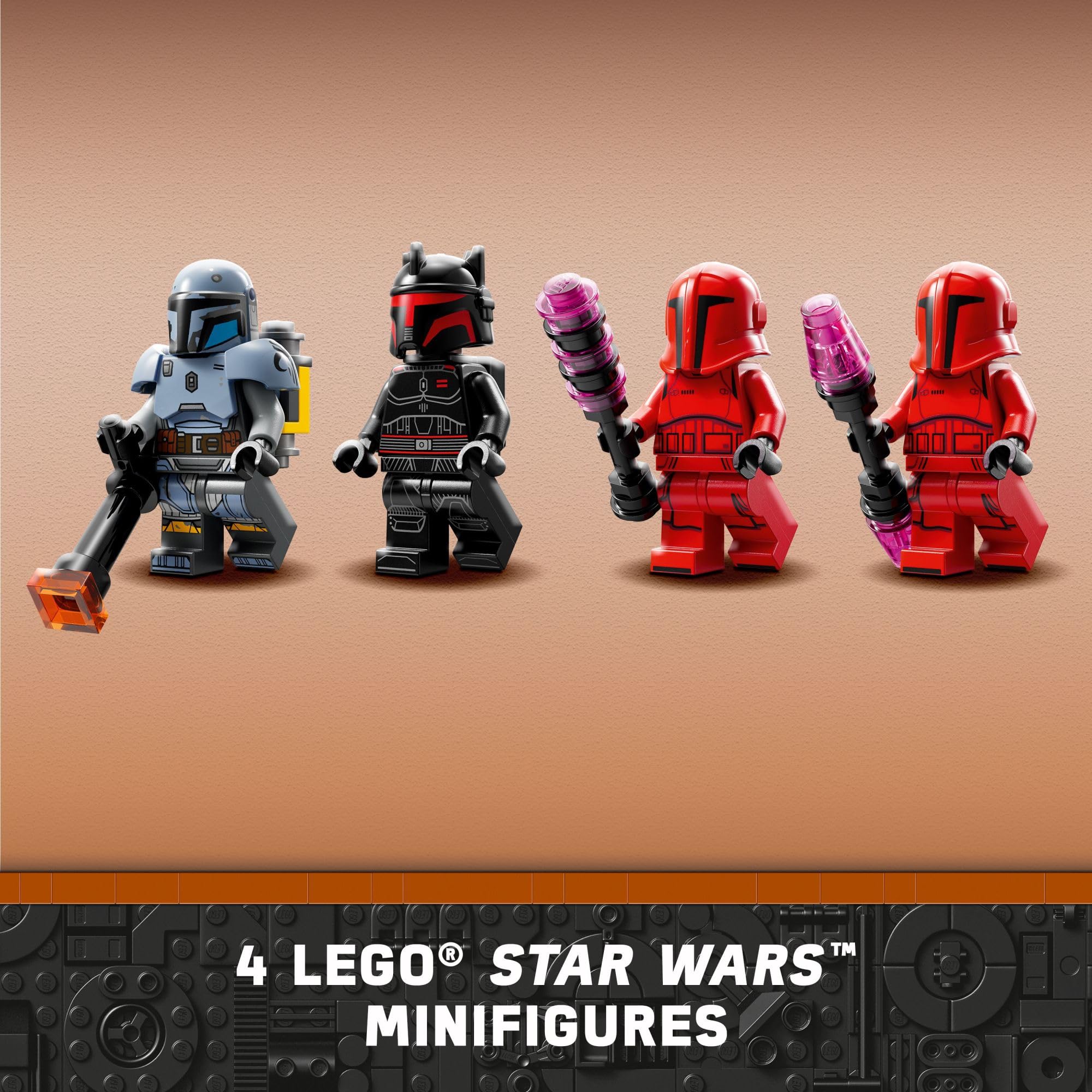 LEGO Star Wars Moff Gideon jetpack accessory enables heroic flight moments