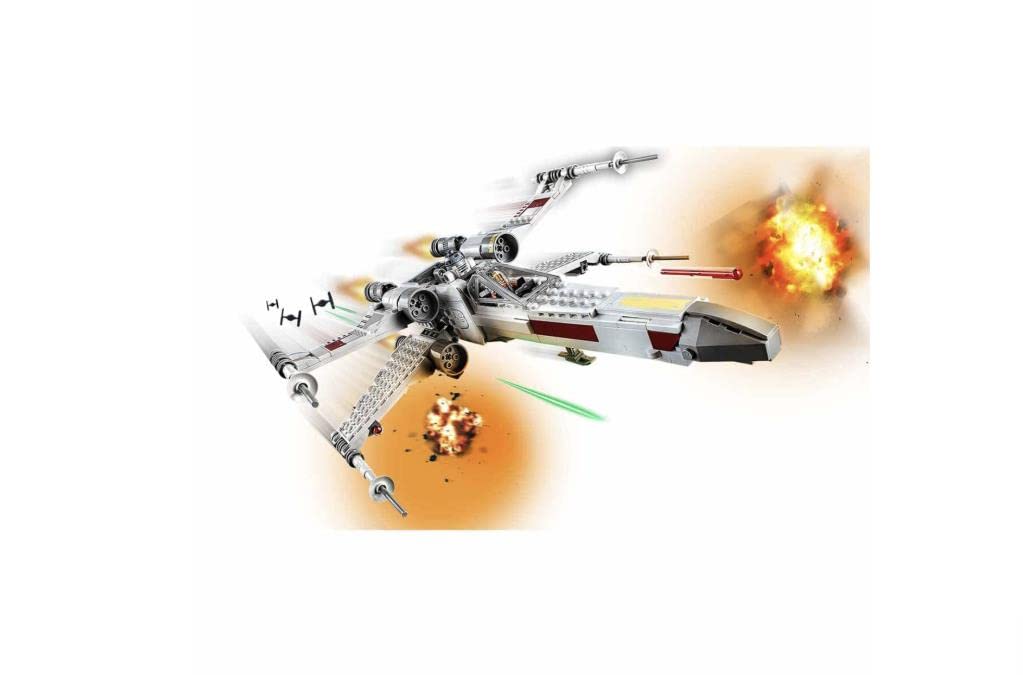 LEGO Star Wars R2-D2 droid figure fits in the X-Wing cockpit