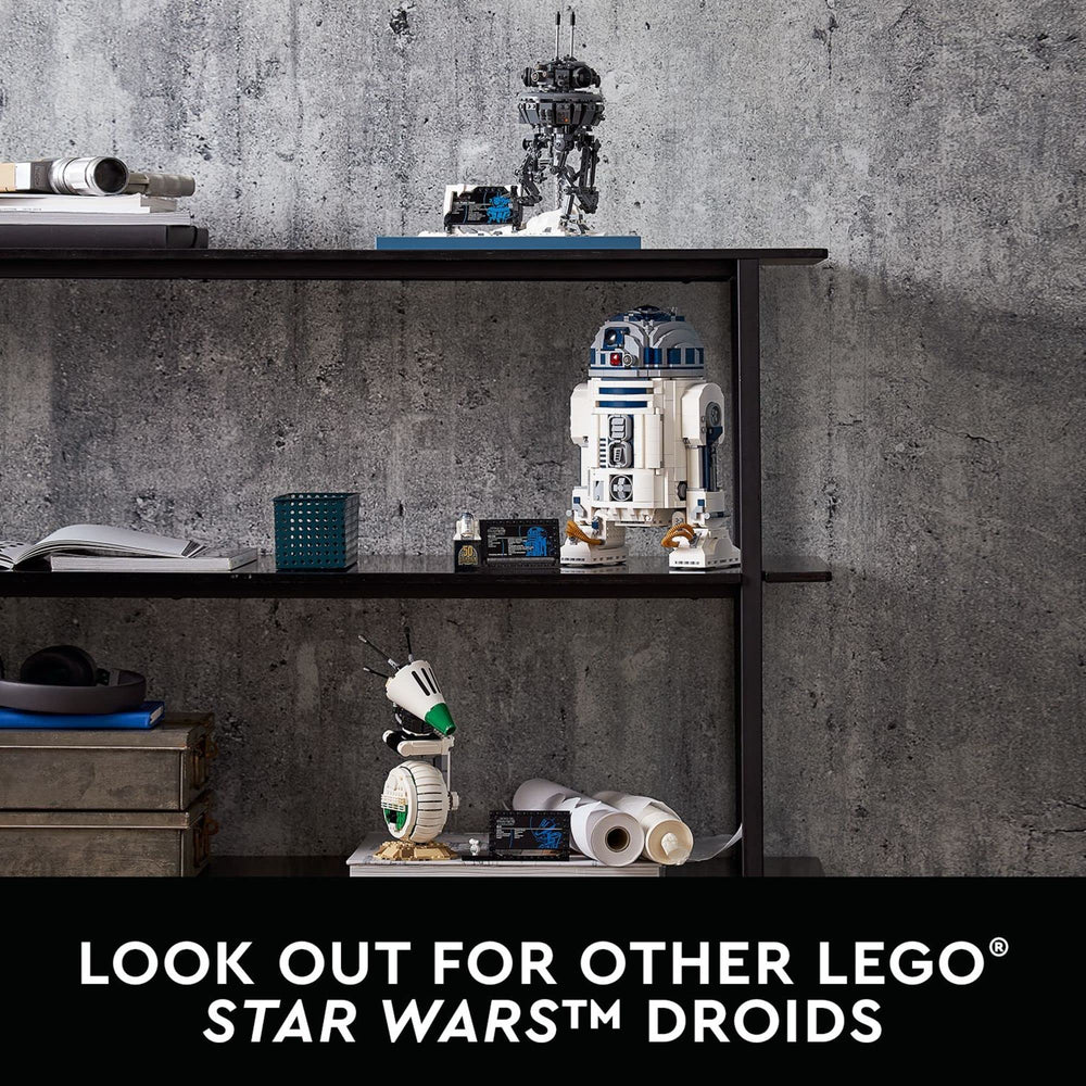 LEGO Star Wars R2-D2 75308 Luke Skywalker lightsaber hidden for authentic surprises.