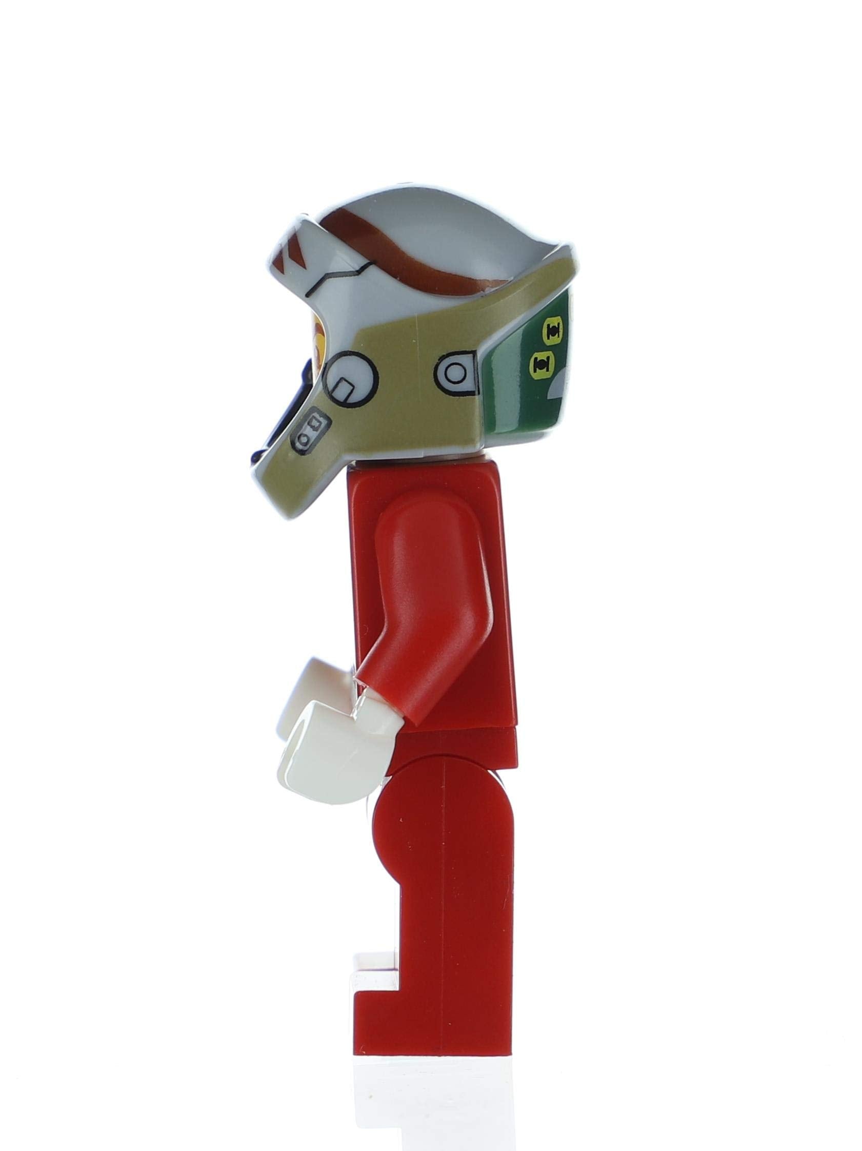 LEGO Star Wars Rebel A-Wing Pilot minifigure ready for display on shelf.