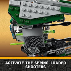 LEGO Star Wars starfighter wings extended for dramatic flying display