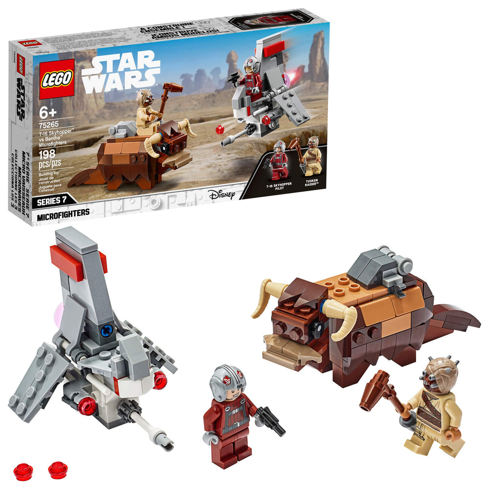LEGO Star Wars T-16 Skyhopper model for quick-build action and imaginative play