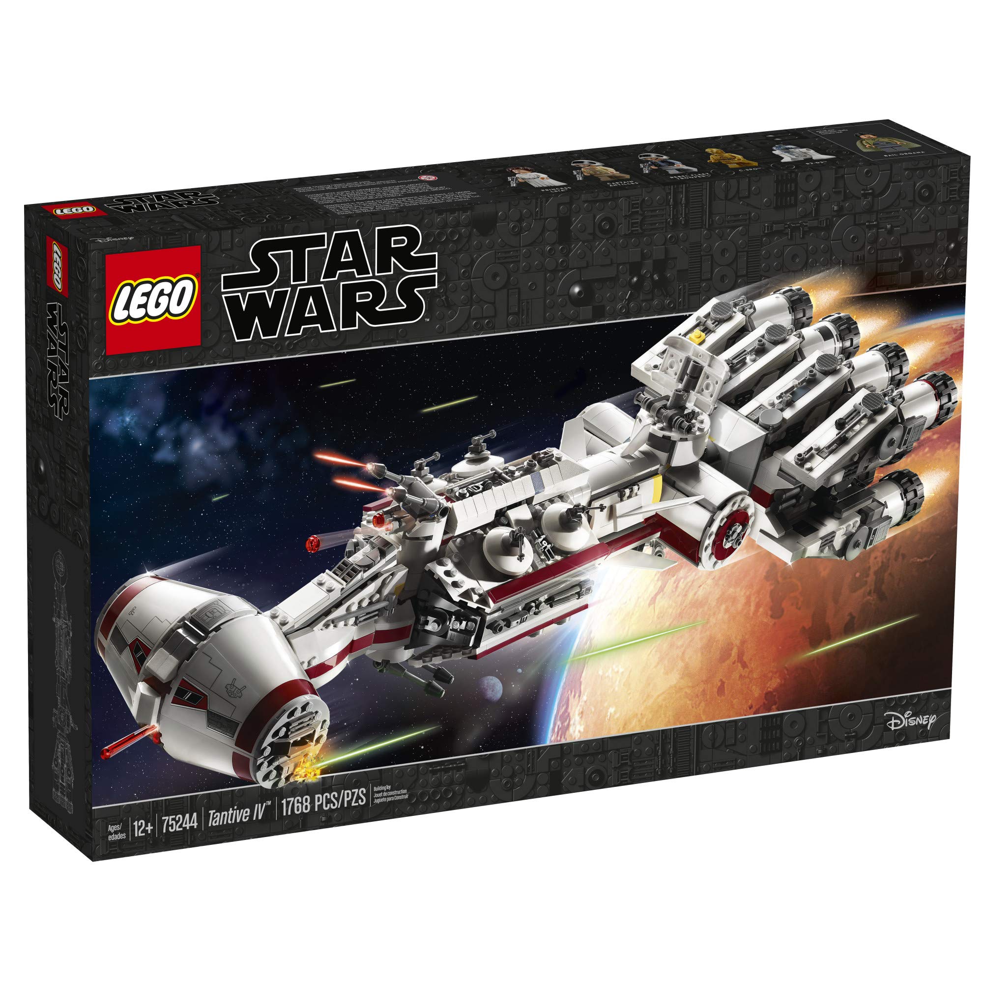 LEGO Star Wars Tantive IV massive engines add dramatic propulsion detail.