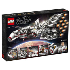 LEGO Star Wars Tantive IV radar dish doubles as a practical carry handle.