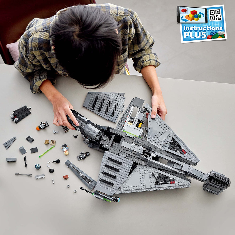 LEGO Star Wars The Justifier Todo 360 droid figure supports action-packed play