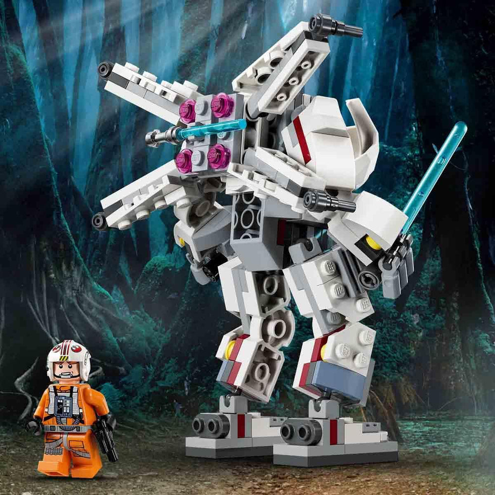 Large lightsaber and blaster enhance action play